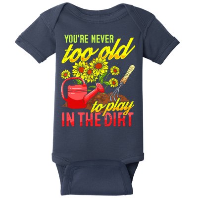 Funny Gardening Plants Gardener Gift Baby Bodysuit