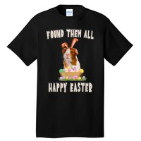 Funny Guinea Pig With Cute Bunny Ears Easter Day Eggs Basket Tall T-Shirt