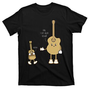 Funny Guitar Player Ukulele Parody Uke I Am Your Father Nooo T-Shirt