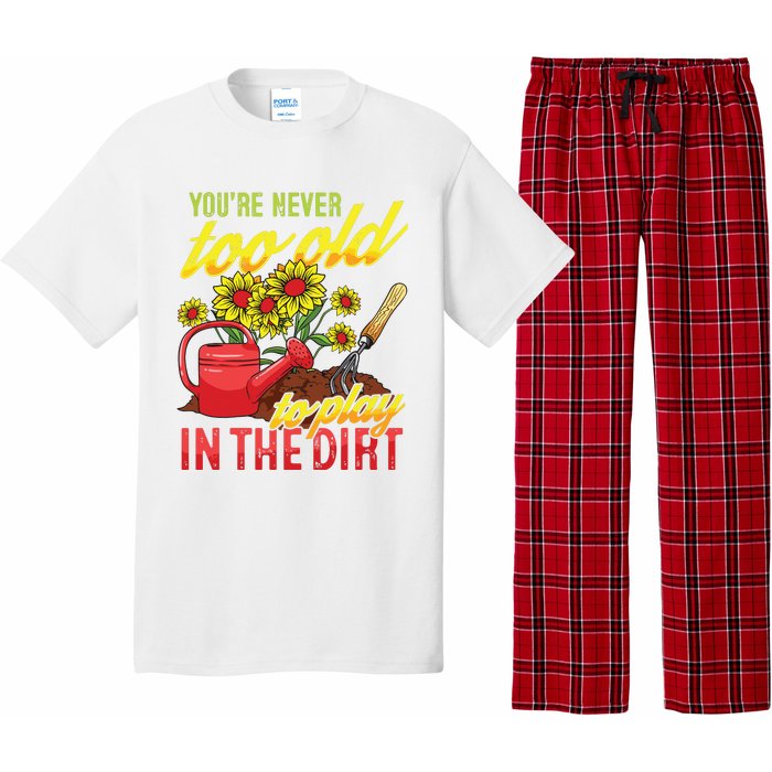 Funny Gardening Plants Gardener Gift Pajama Set