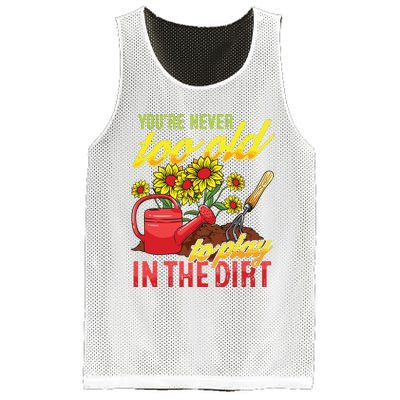 Funny Gardening Plants Gardener Gift Mesh Reversible Basketball Jersey Tank