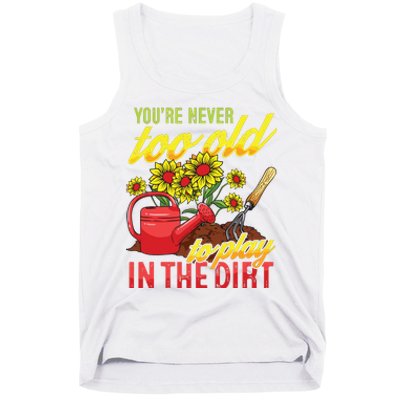 Funny Gardening Plants Gardener Gift Tank Top