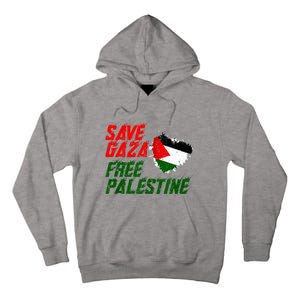 Free Gaza Palestine Flag Proud Palestine Save Gaza Tall Hoodie