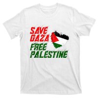 Free Gaza Palestine Flag Proud Palestine Save Gaza T-Shirt