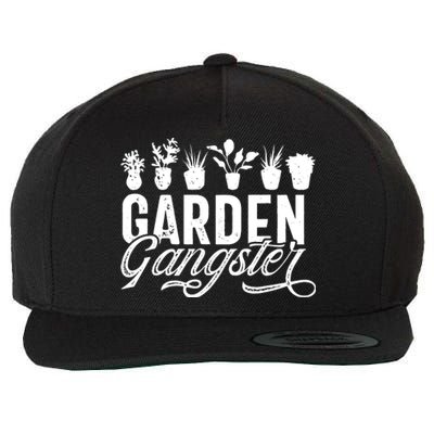 Funny Gardening Pun Gardener Plant Lover Gardener Wool Snapback Cap