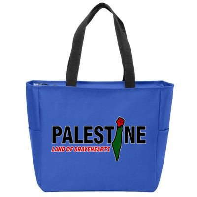 Free Gaza Palestine Flag Proud Palestine Roots Al Quds Scarf Gift Zip Tote Bag