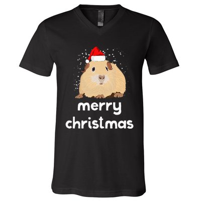 Funny Guinea Pig Christmas Cute Gift For Pig Lovers V-Neck T-Shirt