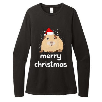 Funny Guinea Pig Christmas Cute Gift For Pig Lovers Womens CVC Long Sleeve Shirt