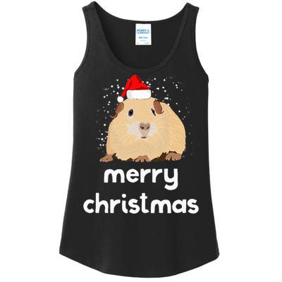 Funny Guinea Pig Christmas Cute Gift For Pig Lovers Ladies Essential Tank