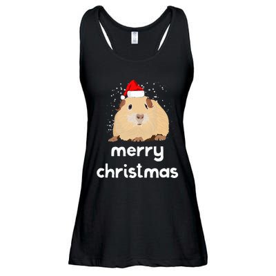 Funny Guinea Pig Christmas Cute Gift For Pig Lovers Ladies Essential Flowy Tank