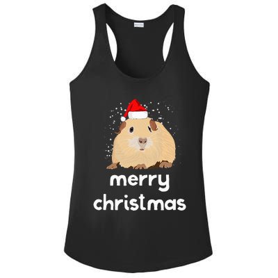 Funny Guinea Pig Christmas Cute Gift For Pig Lovers Ladies PosiCharge Competitor Racerback Tank