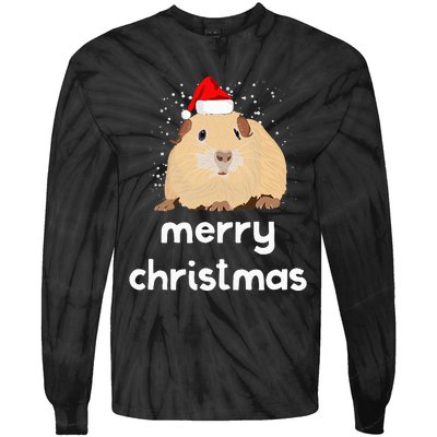 Funny Guinea Pig Christmas Cute Gift For Pig Lovers Tie-Dye Long Sleeve Shirt