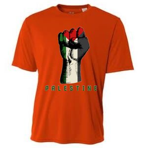 Free Gaza Palestine Flag Peace Love Palestine People Scarf Great Gift Cooling Performance Crew T-Shirt