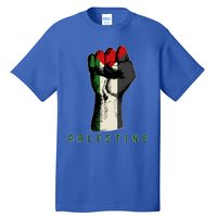 Free Gaza Palestine Flag Peace Love Palestine People Scarf Great Gift Tall T-Shirt