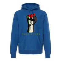 Free Gaza Palestine Flag Peace Love Palestine People Scarf Great Gift Premium Hoodie