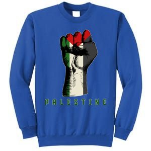 Free Gaza Palestine Flag Peace Love Palestine People Scarf Great Gift Tall Sweatshirt