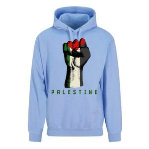 Free Gaza Palestine Flag Peace Love Palestine People Scarf Great Gift Unisex Surf Hoodie