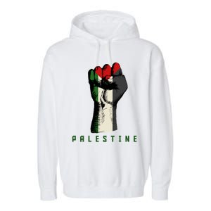 Free Gaza Palestine Flag Peace Love Palestine People Scarf Great Gift Garment-Dyed Fleece Hoodie