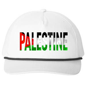 Free Gaza Palestine Flag Proud Palestine Roots Arabic Gift Funny Gift Snapback Five-Panel Rope Hat