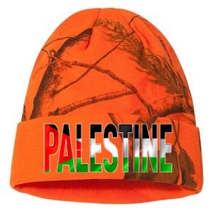 Free Gaza Palestine Flag Proud Palestine Roots Arabic Gift Funny Gift Kati Licensed 12" Camo Beanie