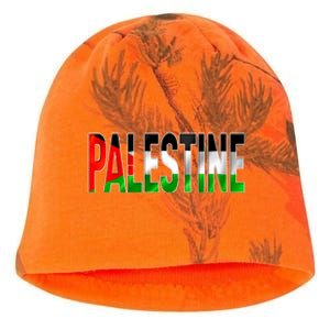 Free Gaza Palestine Flag Proud Palestine Roots Arabic Gift Funny Gift Kati - Camo Knit Beanie