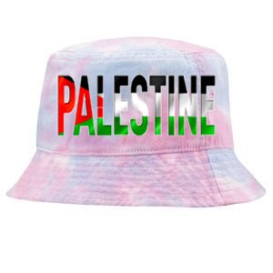 Free Gaza Palestine Flag Proud Palestine Roots Arabic Gift Funny Gift Tie-Dyed Bucket Hat