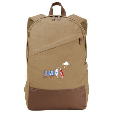 Funny Geek Programmer Nerd Developer Cute Gift Computer Engineering Funny Gift Cotton Canvas Backpack