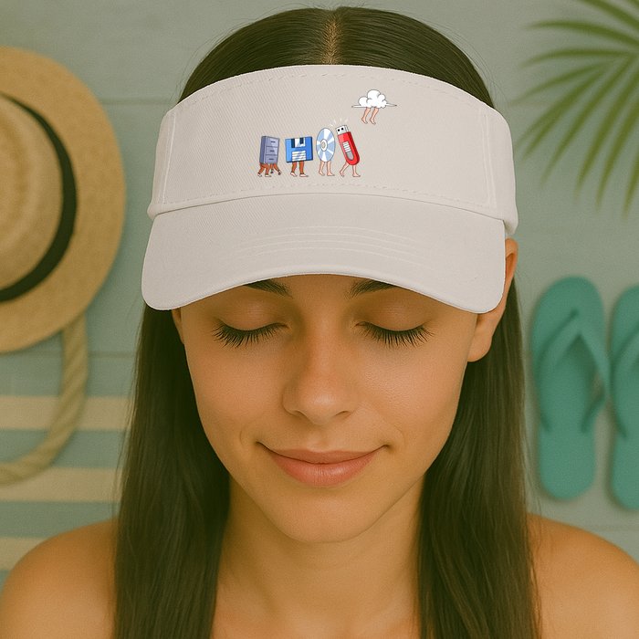 Funny Geek Programmer Nerd Developer Cute Gift Computer Engineering Funny Gift Valucap Bio-Washed Visor