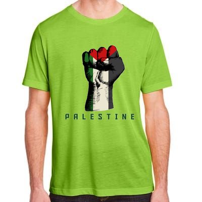 Free Gaza Palestine Flag Peace Love Palestine People Scarf Meaningful Gift Adult ChromaSoft Performance T-Shirt