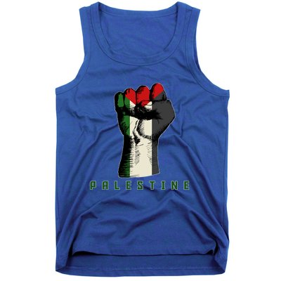 Free Gaza Palestine Flag Peace Love Palestine People Scarf Meaningful Gift Tank Top