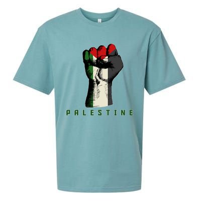 Free Gaza Palestine Flag Peace Love Palestine People Scarf Meaningful Gift Sueded Cloud Jersey T-Shirt