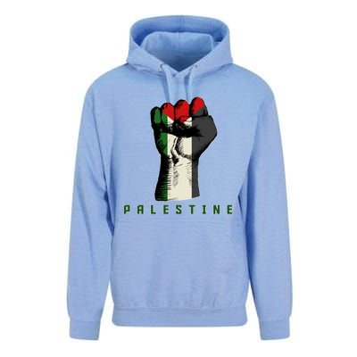 Free Gaza Palestine Flag Peace Love Palestine People Scarf Meaningful Gift Unisex Surf Hoodie