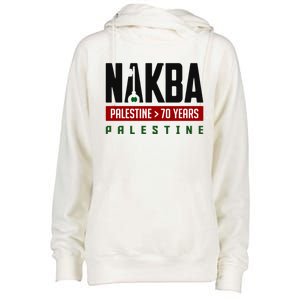 Free Gaza Palestine Quds Save Al Aqsa Mosque Proud Palestine Gift Womens Funnel Neck Pullover Hood