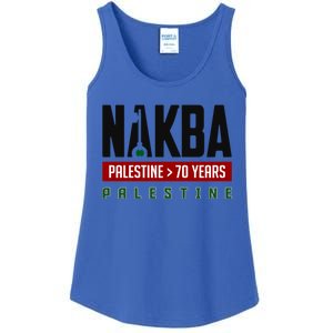 Free Gaza Palestine Quds Save Al Aqsa Mosque Proud Palestine Gift Ladies Essential Tank