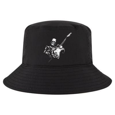 Frankenstein Guitar Player Cool Comfort Performance Bucket Hat