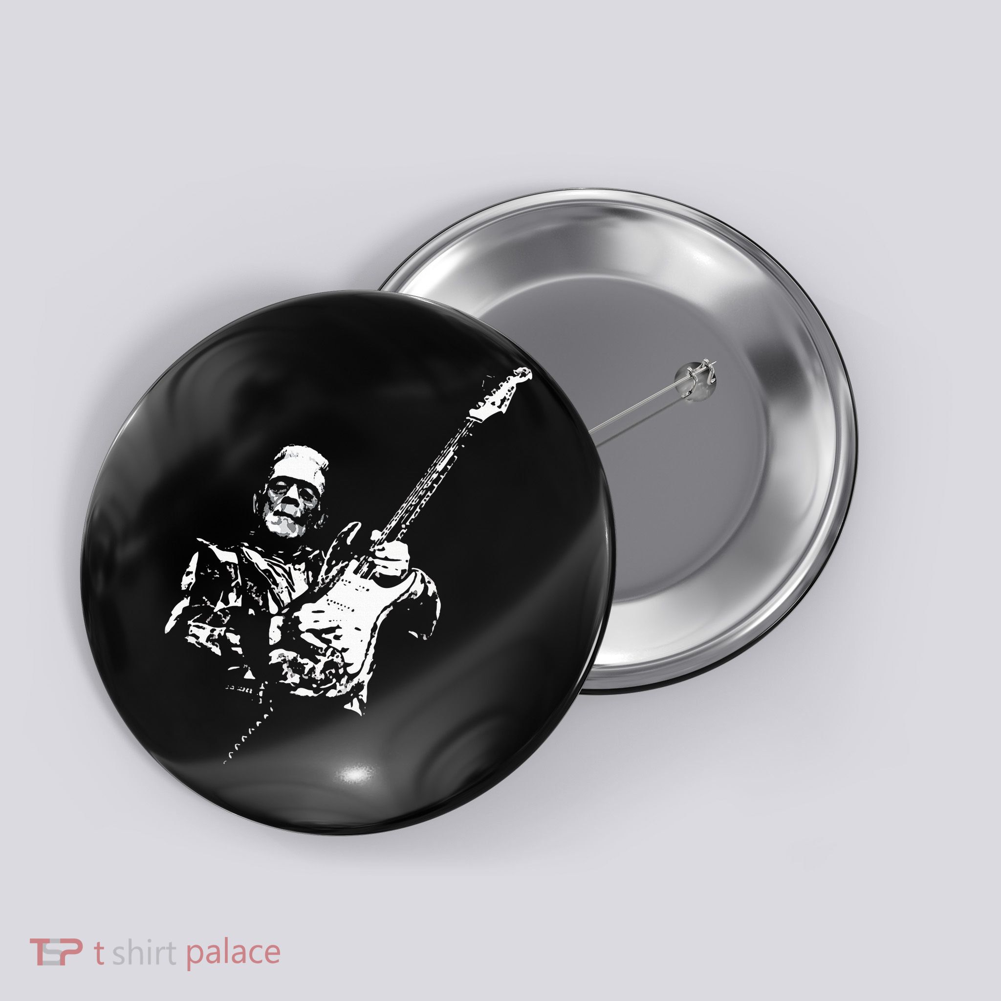 Frankenstein Guitar Player Button