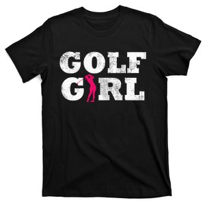 funny Golf  Player Golfer Golfing Silhouette Sport T-Shirt