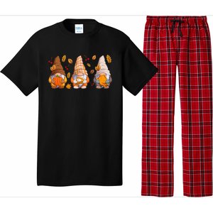 Fall Gnome Pumpkin Turkey  Thanksgiving Autumn Fall Pajama Set