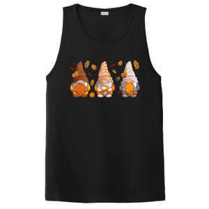 Fall Gnome Pumpkin Turkey  Thanksgiving Autumn Fall PosiCharge Competitor Tank