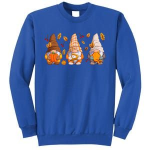 Fall Gnome Pumpkin Turkey  Thanksgiving Autumn Fall Sweatshirt