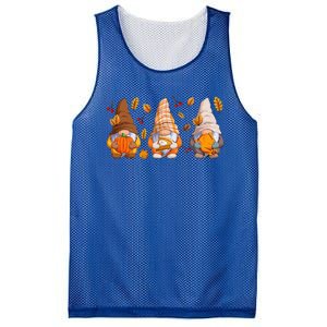 Fall Gnome Pumpkin Turkey  Thanksgiving Autumn Fall Mesh Reversible Basketball Jersey Tank