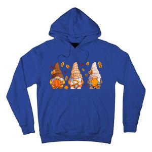 Fall Gnome Pumpkin Turkey  Thanksgiving Autumn Fall Tall Hoodie