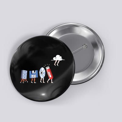 Funny Geek Programmer Nerd Developer – Computer Engineering Button