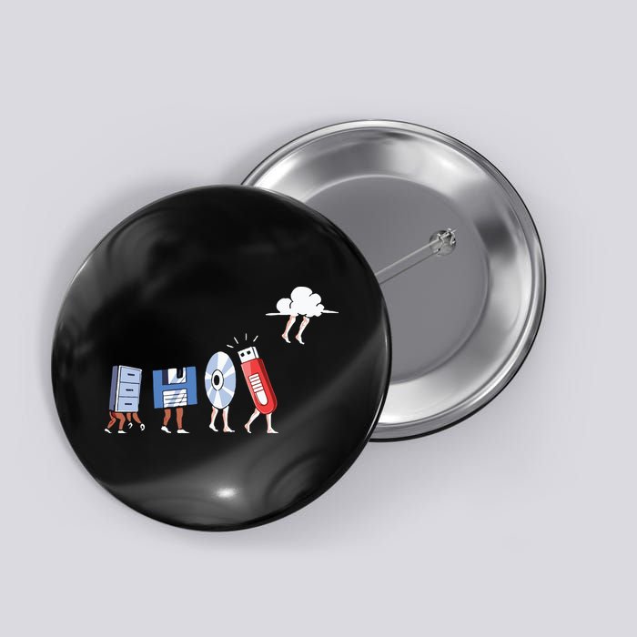 Funny Geek Programmer Nerd Developer – Computer Engineering Button