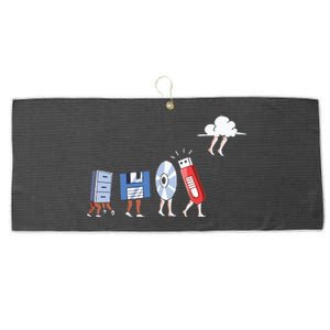 Funny Geek Programmer Nerd Developer – Computer Engineering Large Microfiber Waffle Golf Towel