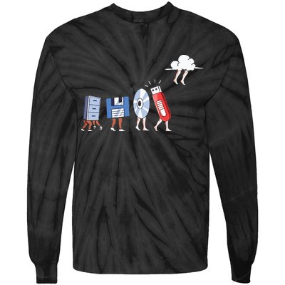 Funny Geek Programmer Nerd Developer – Computer Engineering Tie-Dye Long Sleeve Shirt