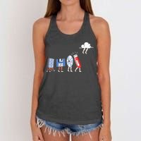 Funny Geek Programmer Nerd Developer – Computer Engineering Women's Knotted Racerback Tank