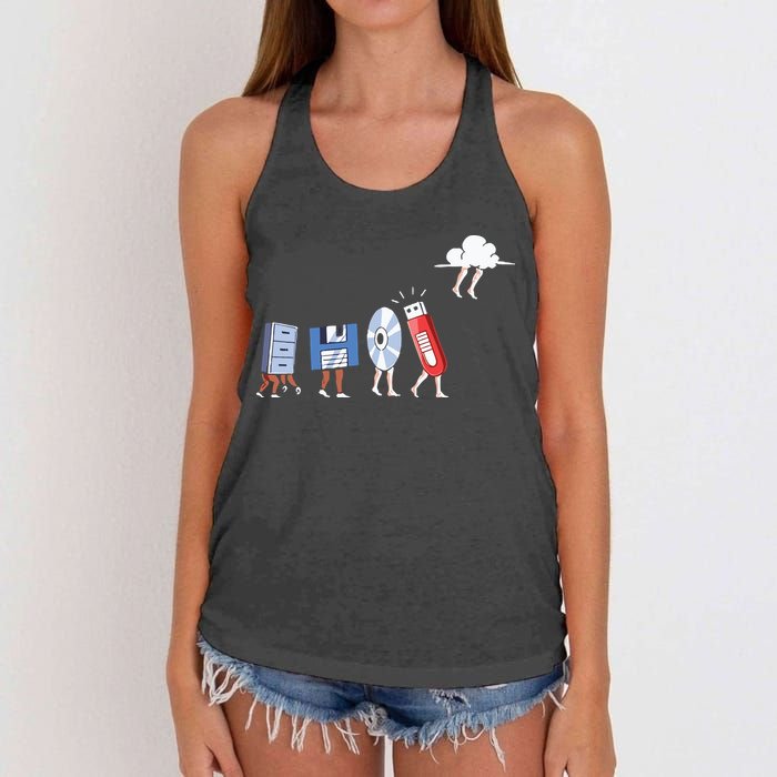 Funny Geek Programmer Nerd Developer – Computer Engineering Women's Knotted Racerback Tank