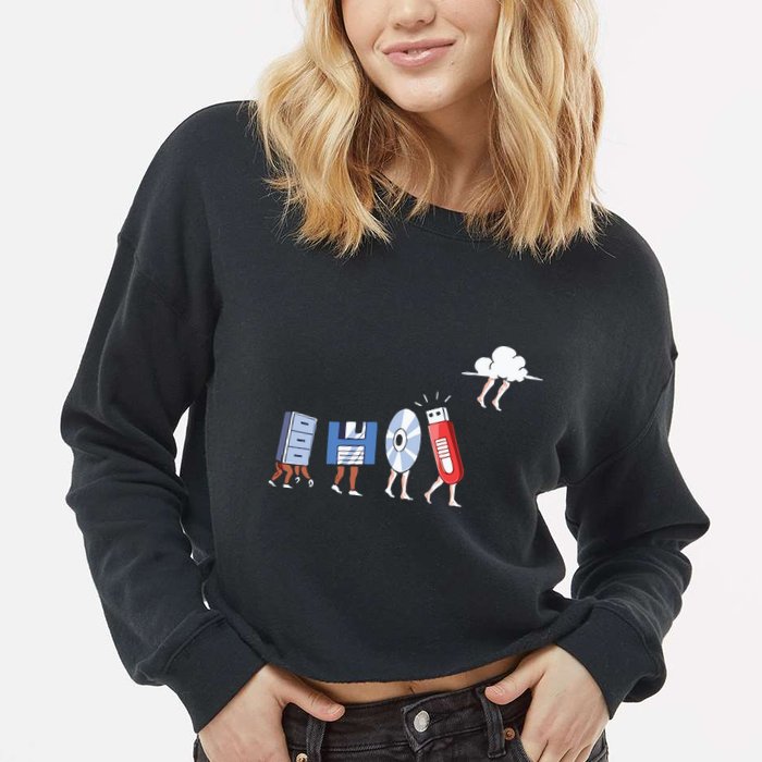 Funny Geek Programmer Nerd Developer – Computer Engineering Cropped Pullover Crew
