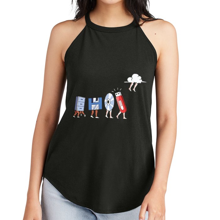 Funny Geek Programmer Nerd Developer – Computer Engineering Women's Perfect Tri Rocker Tank